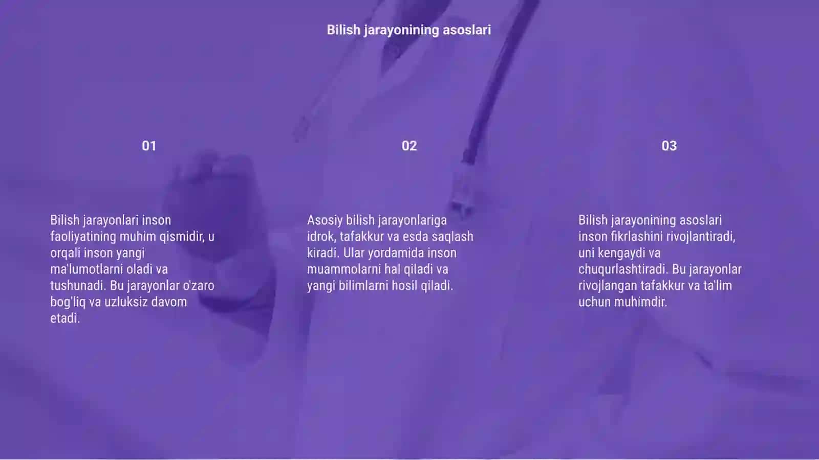Bilish jarayonlari 3