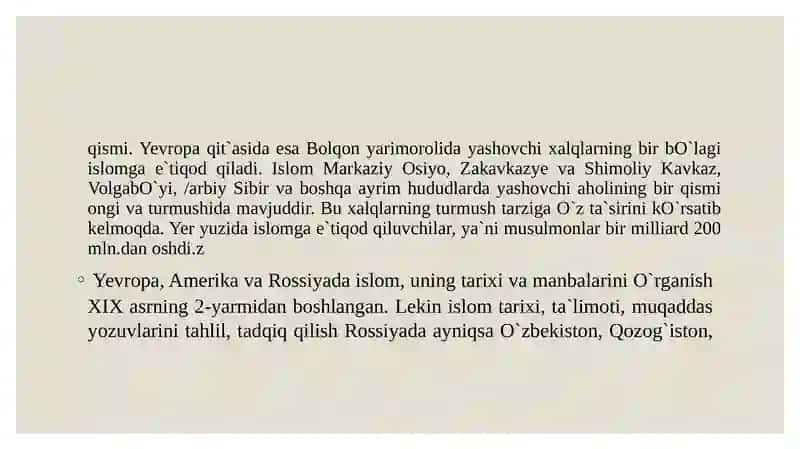 Islom dini tarixi va falsafasi 3