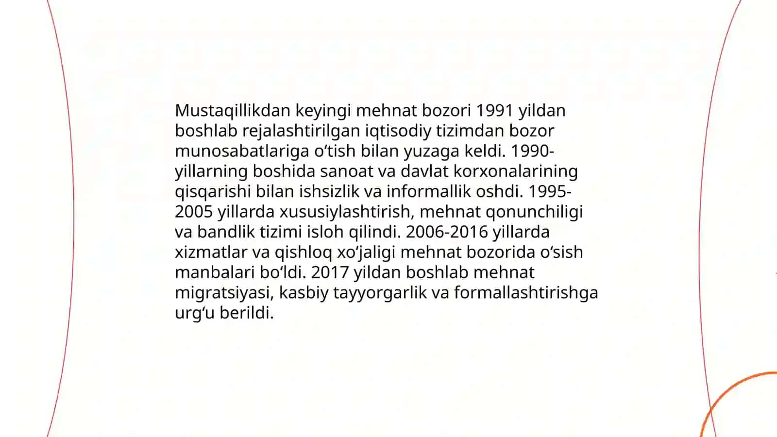 O'zbekiston Respublikasida mehnat bozorining shakllanishi va ishsizlikning o'ziga xos xususiyatlari 3