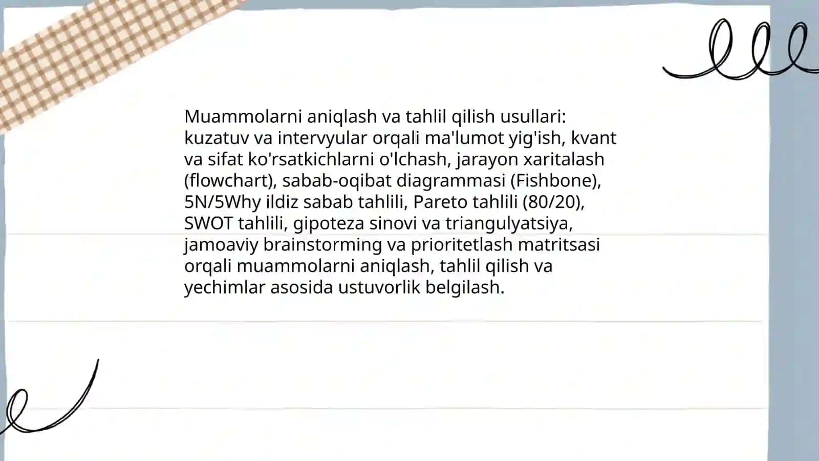 Momolarni hal qilish konikmasidan samarali foydalanish 3