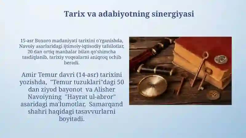 Tarix Fanida Fanlararo yondashuv 3
