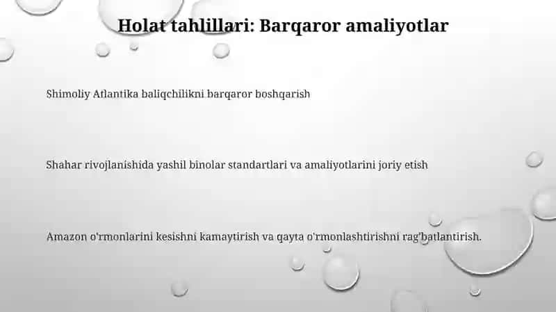 Tabiiy resurslar va ulardan oqilona foydalanish 3