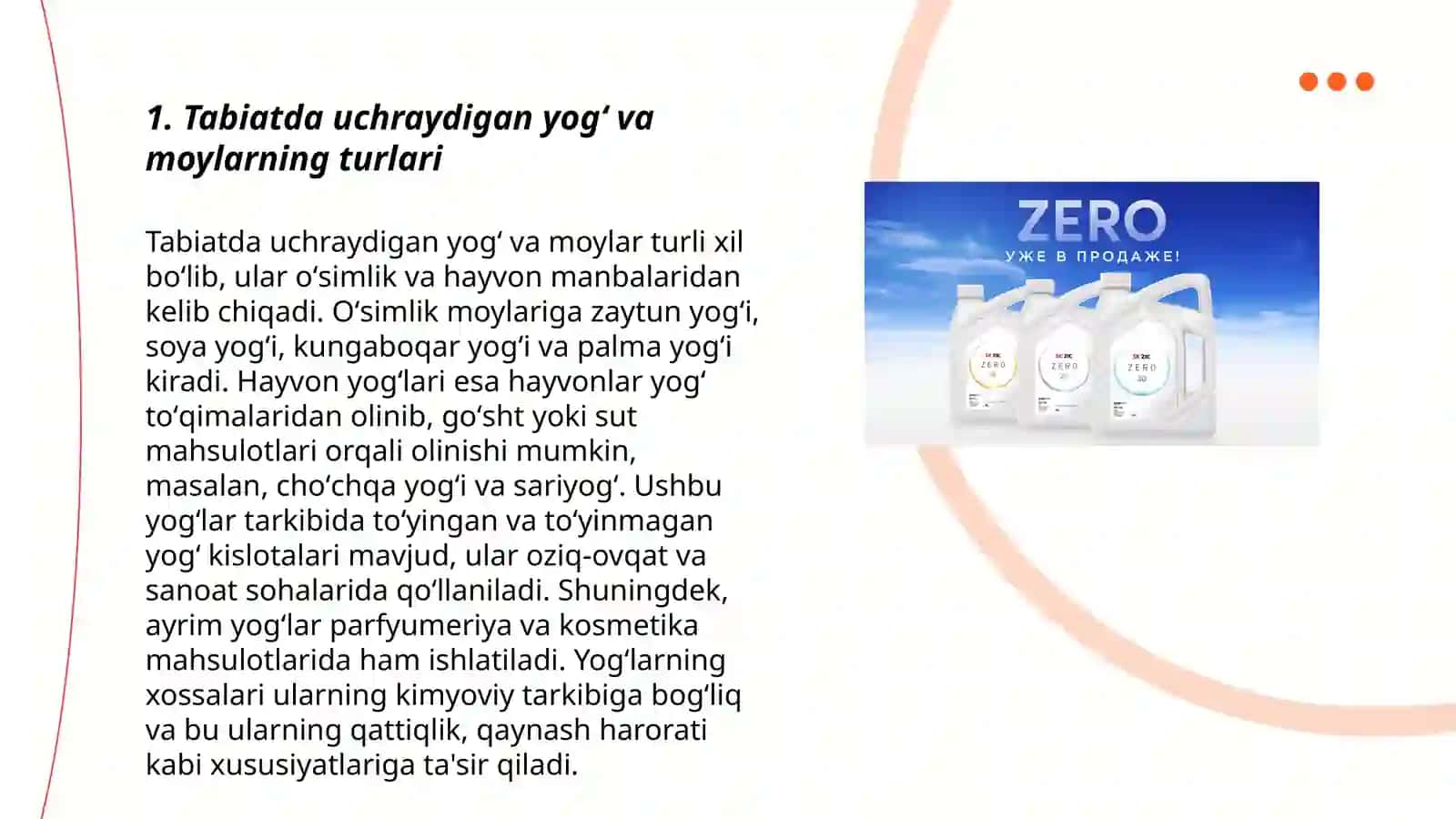 Tabiatda uchraydigan yogʻ va moylarning turlari 3