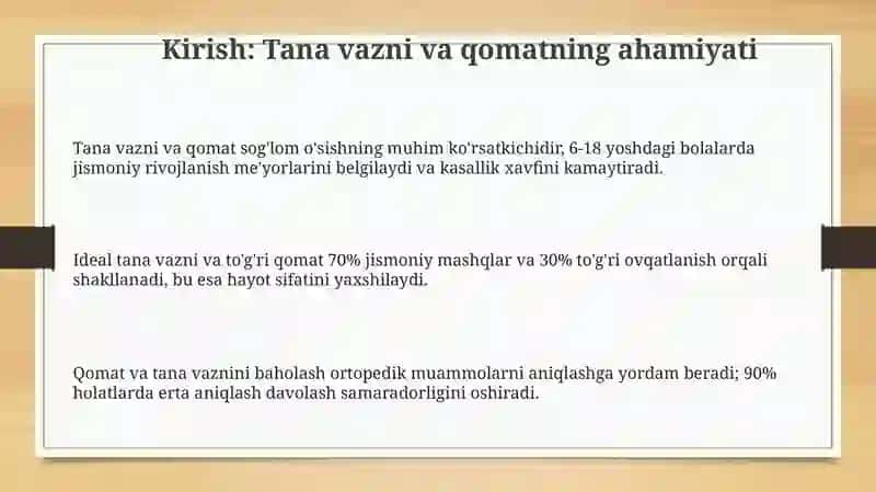Jismoniy tarbiya jarayonida tana vazni va qaddi-qomatini shakllantirish 3