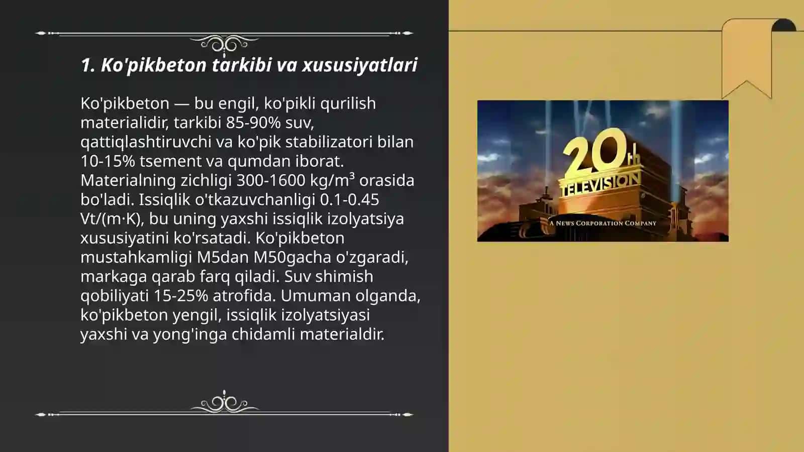 Ko'pikbeton buyumlarini ishlab chiqarish texnalogiyasi 3