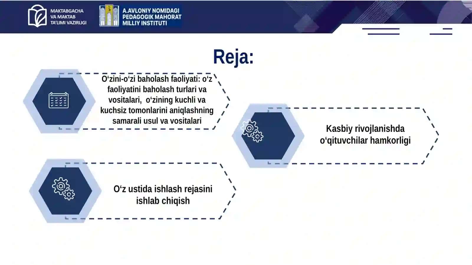O‘z faoliyatini tahlil qilish va baholash – kasbiy rivojlanish asosi 3