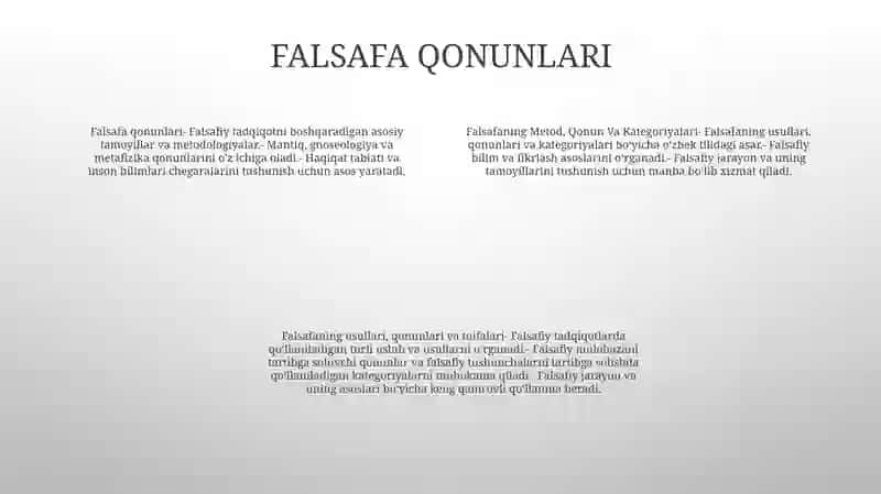 Falsafaning Metod, Qonun Va Kategoriyalari 3
