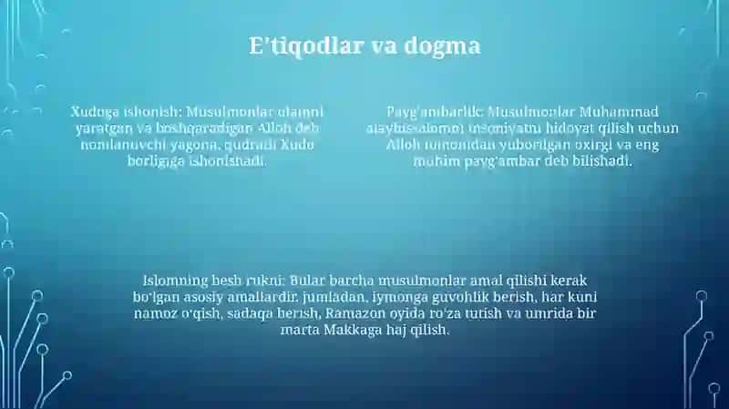Islom Dini 3