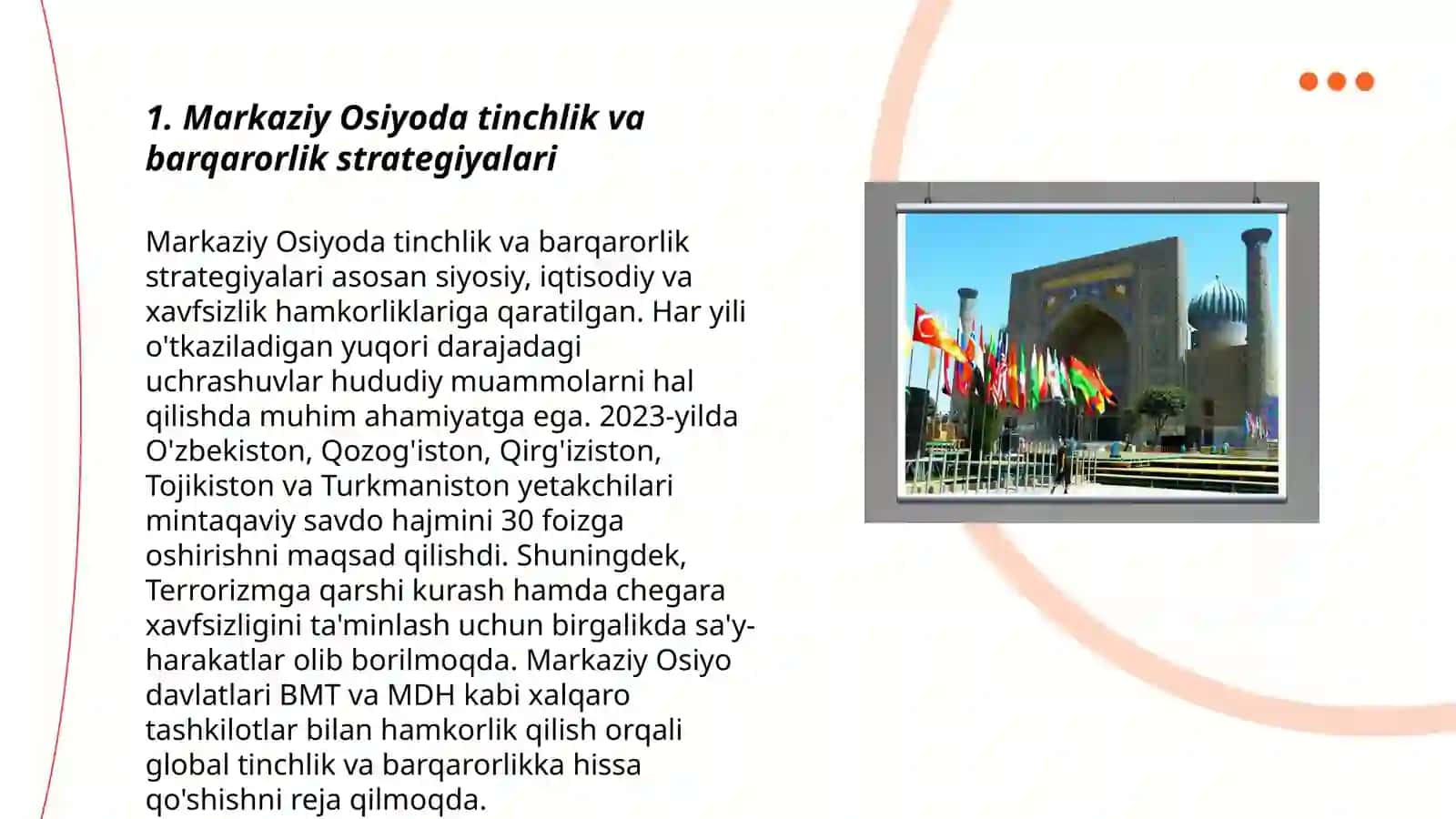 Markaziy Osiyoda Tinclik va Barqarorlik Strategiyalari 3