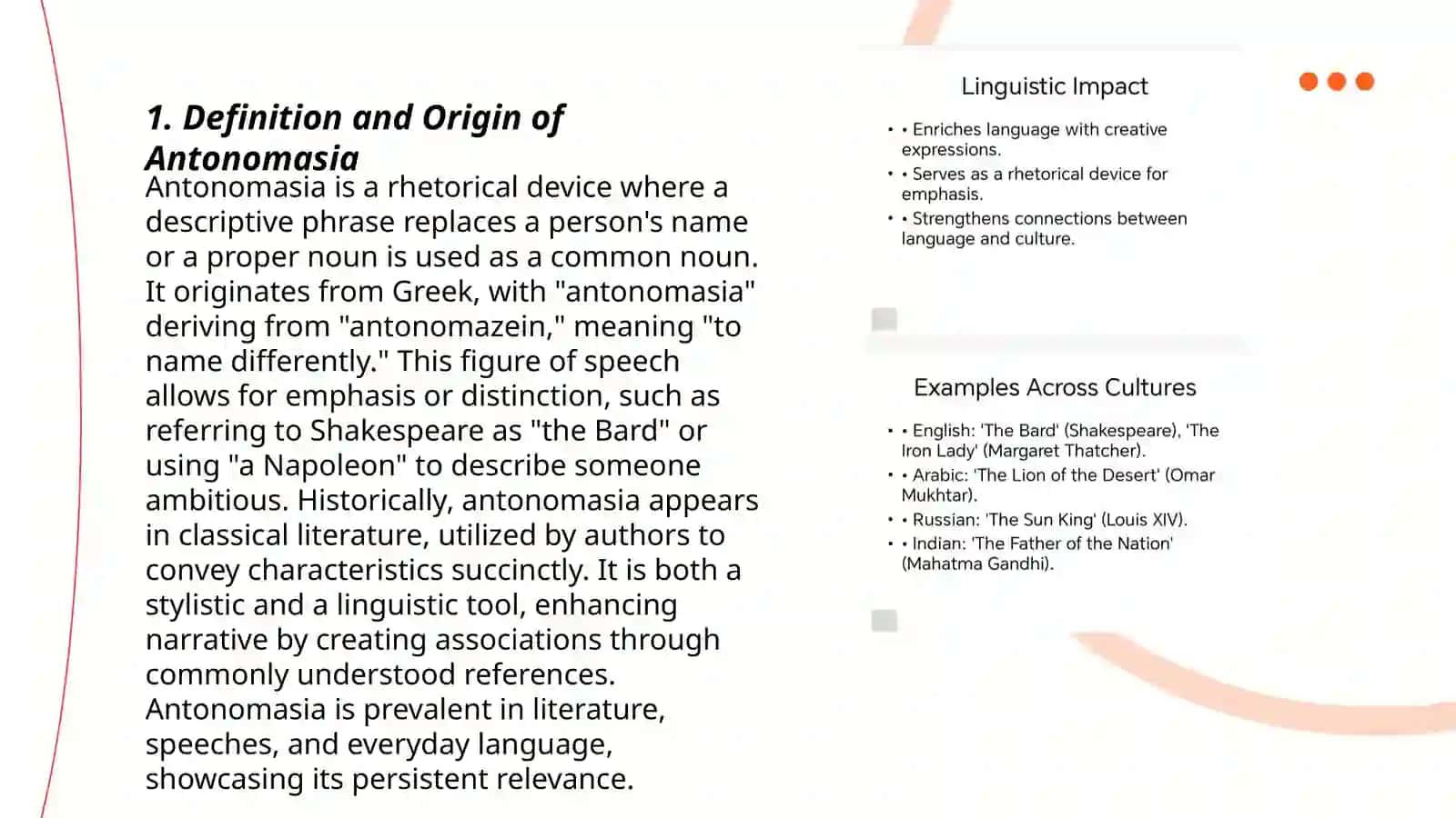 Lingua cultural peculiarities of antonomasia 3