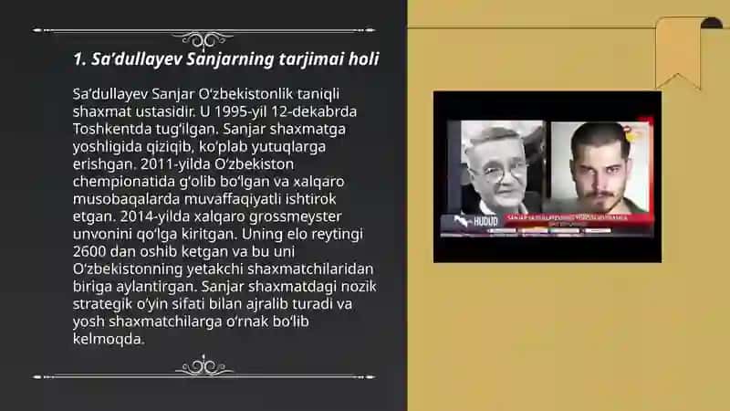 Saʼdullayev Sanjar 3
