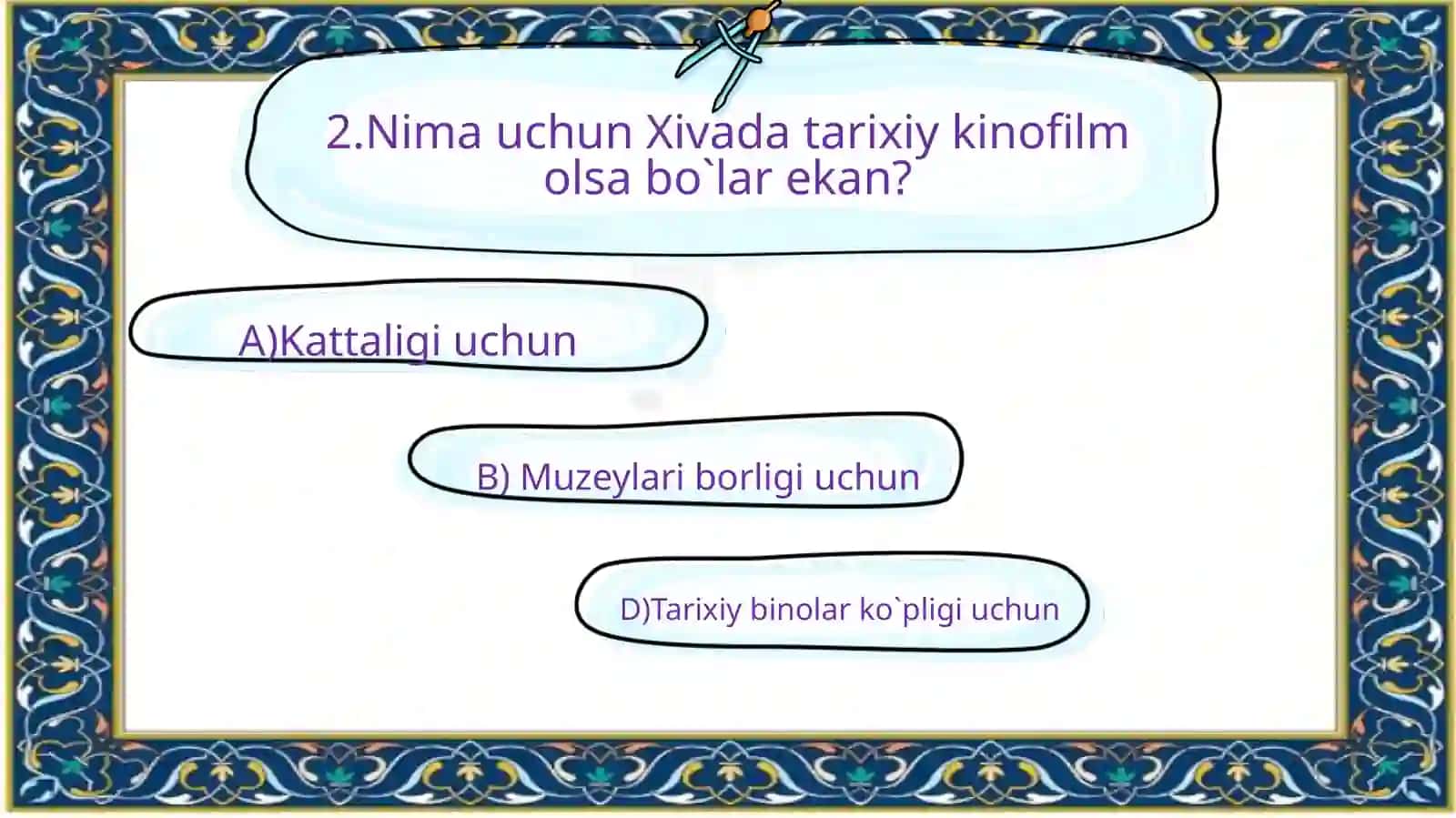 Afsonaviy Xiva gasayohat 3