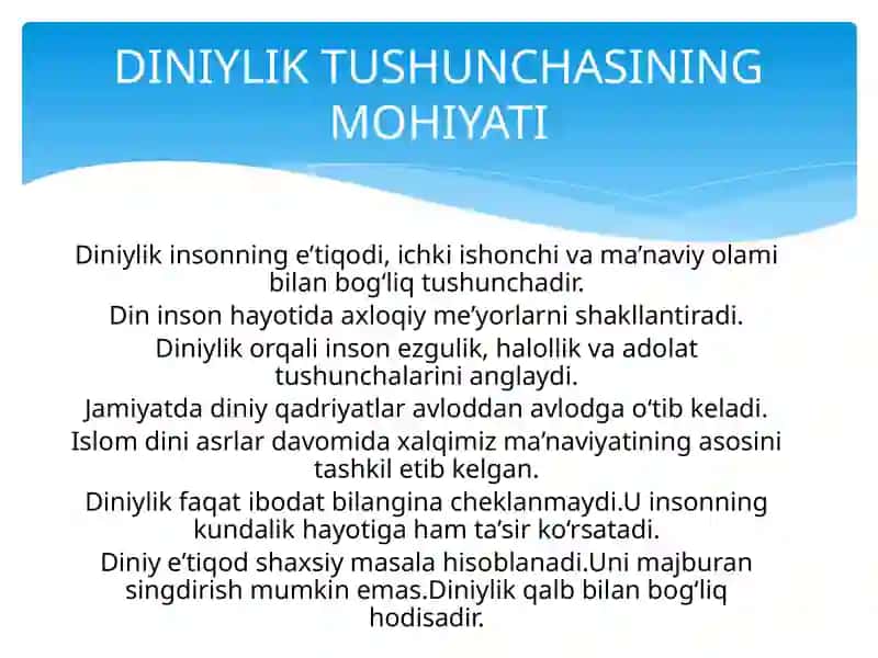 jamiyat hayotida dunyoviylik va diniylik mutanosibligi 3