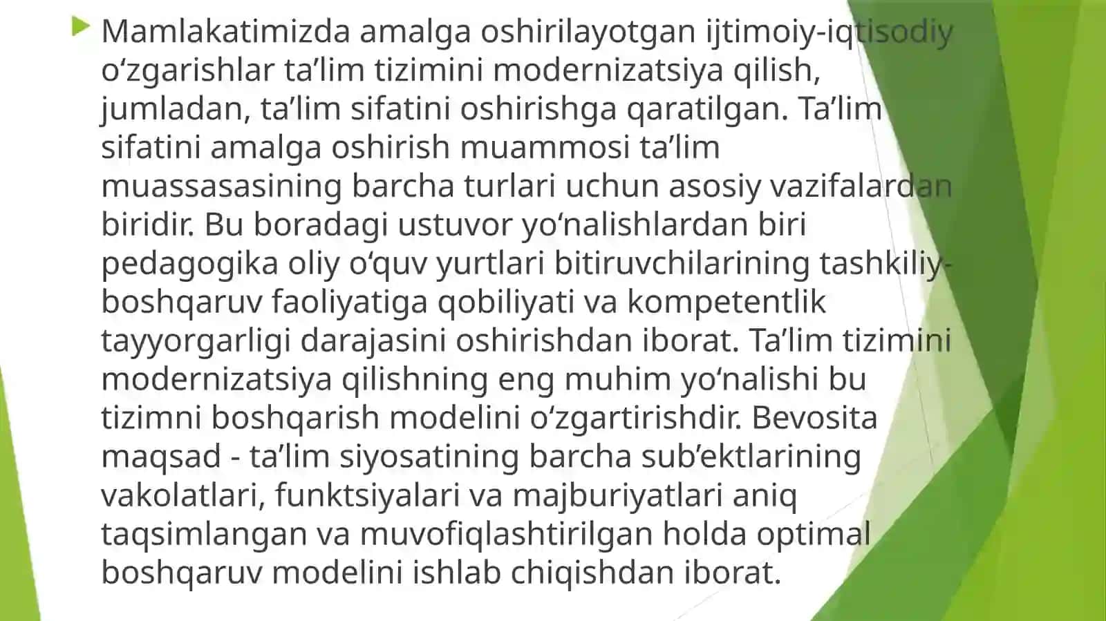 Ta’lim muassasi menejmenti.xalqaro baholash dasturlari 3