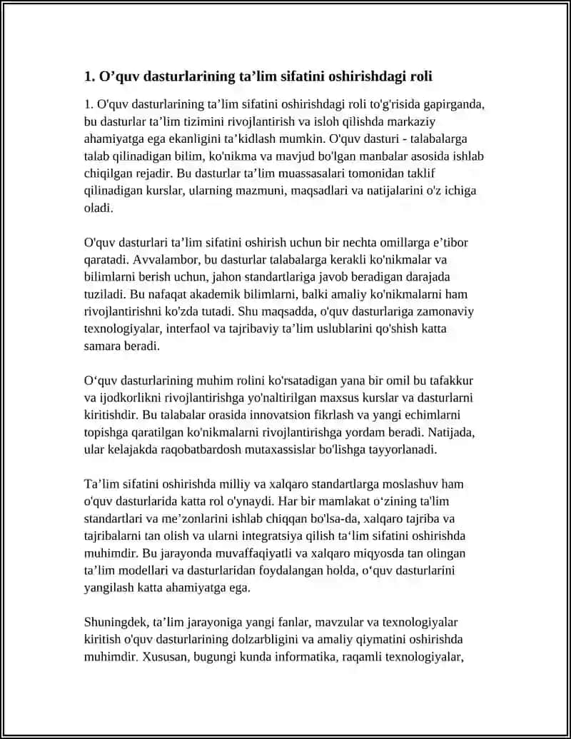 TAʼLIMNI ISLOH QILISHDA OʼQUV DASTURLARINING AHAMIYATI 3