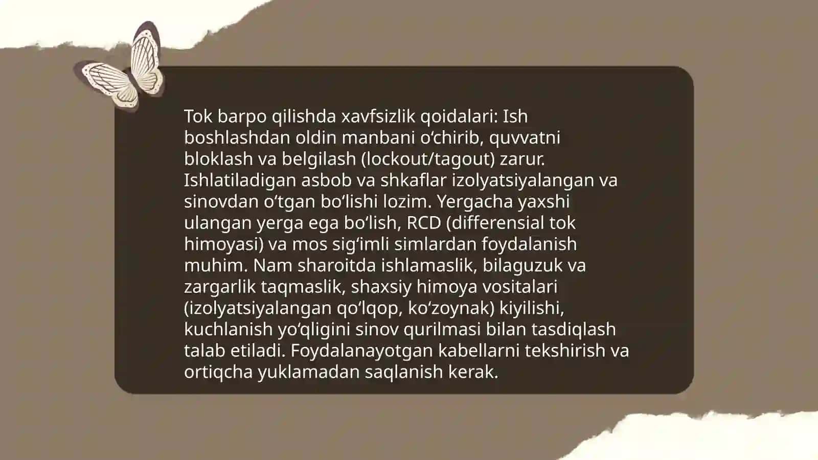 Tok barpo qilish 3