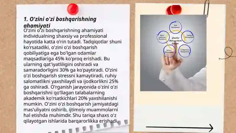 O'zini o'zi boshqarish va samaradorlik uchun javobgarlik 3
