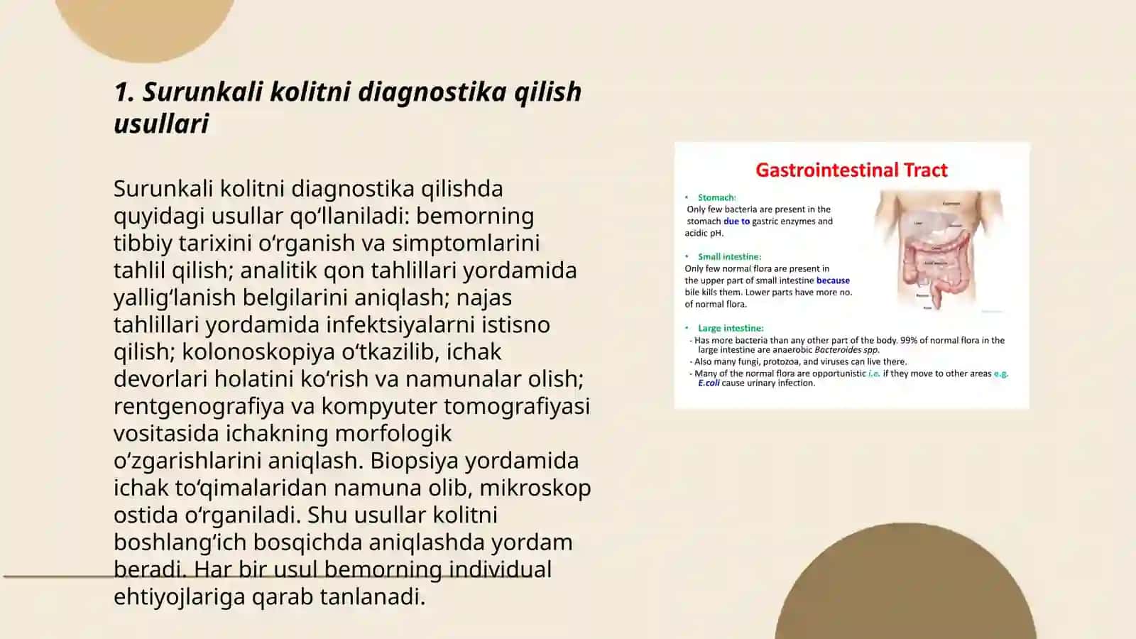 Surunkali kolit davolash usullari 3