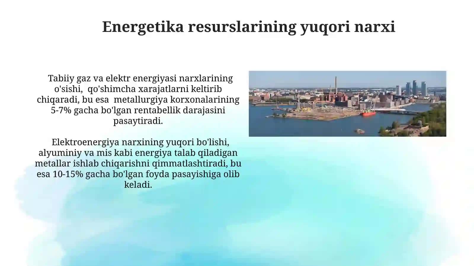 Estoniyada rangli metallurgiya sanoati rivojlanishining zamonaviy muammolari 3