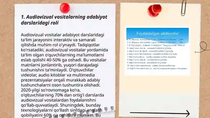 Audiovizual va Texnik Vositalardan Foydalanish 3
