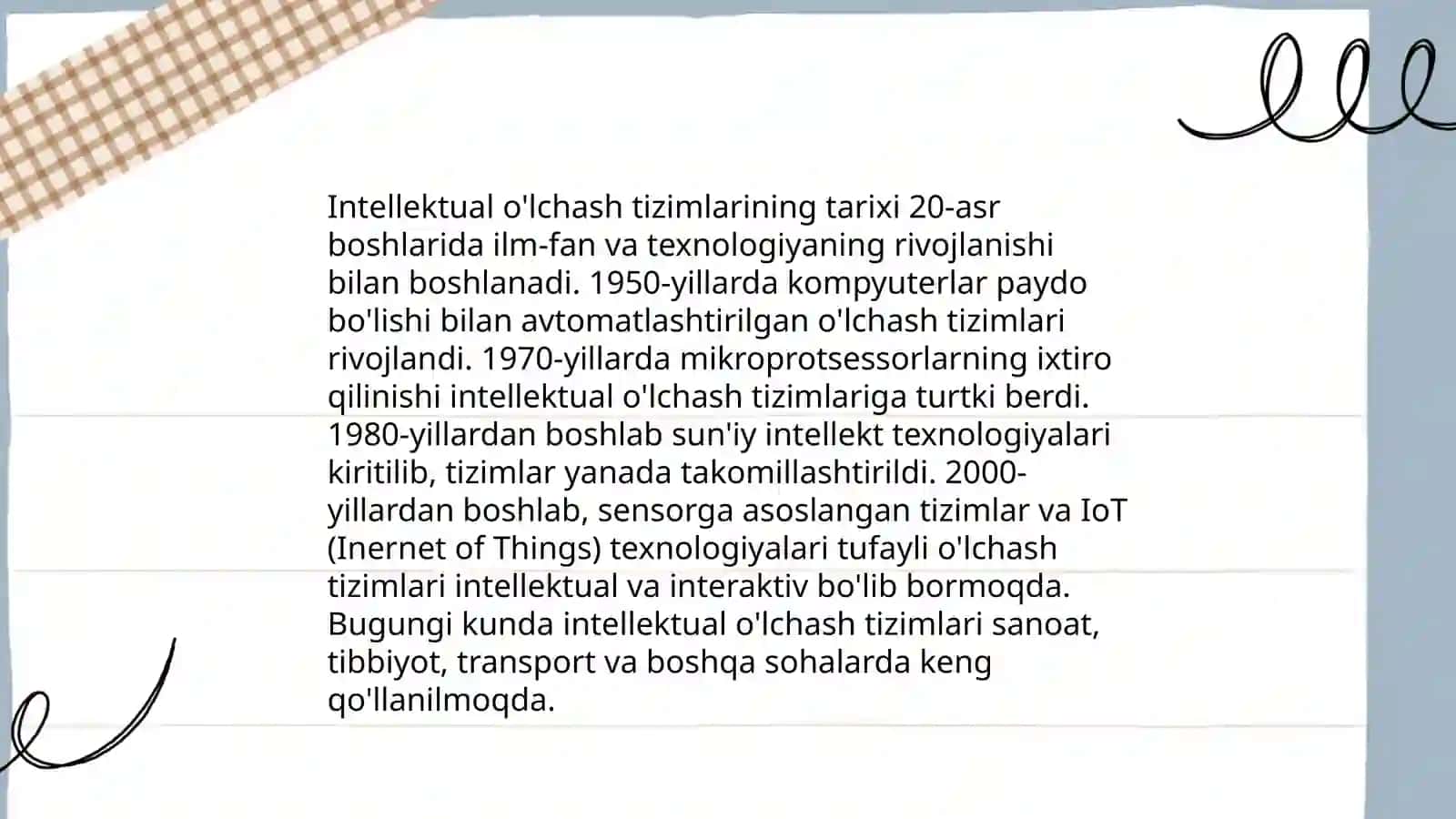 Intellektual o'lchash tizimlarining rivojlanish istiqbollari 3