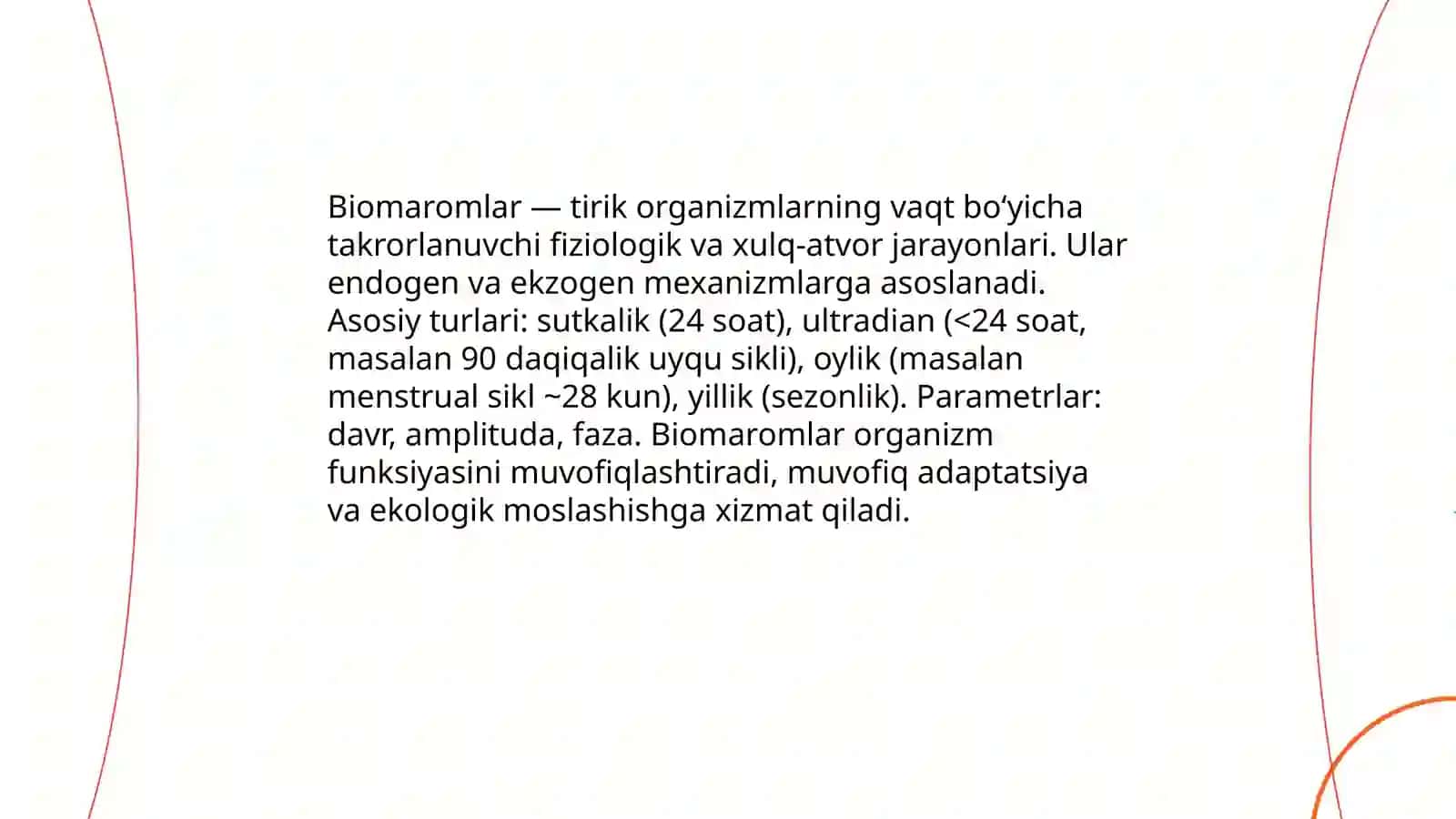 Biomaromlar va tirik organizmlarning hayotiy shakllari 3