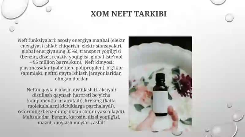 Xom neft tarkibi 3