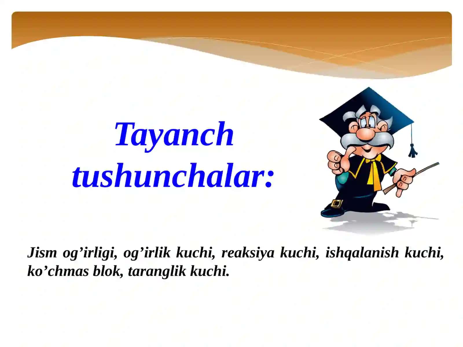 JISMNINGBIR NECHTA KUCH TA’SIRIDAGI HARAKATI 3