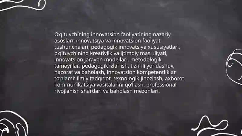 O‘qituvchining innovatsion faoliyati 3