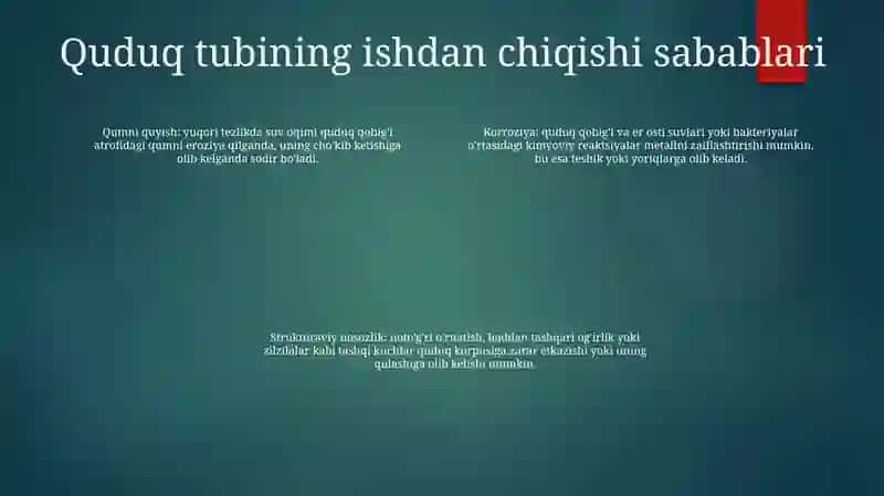 Quduq Tubi Tamirlash Ishlari 3