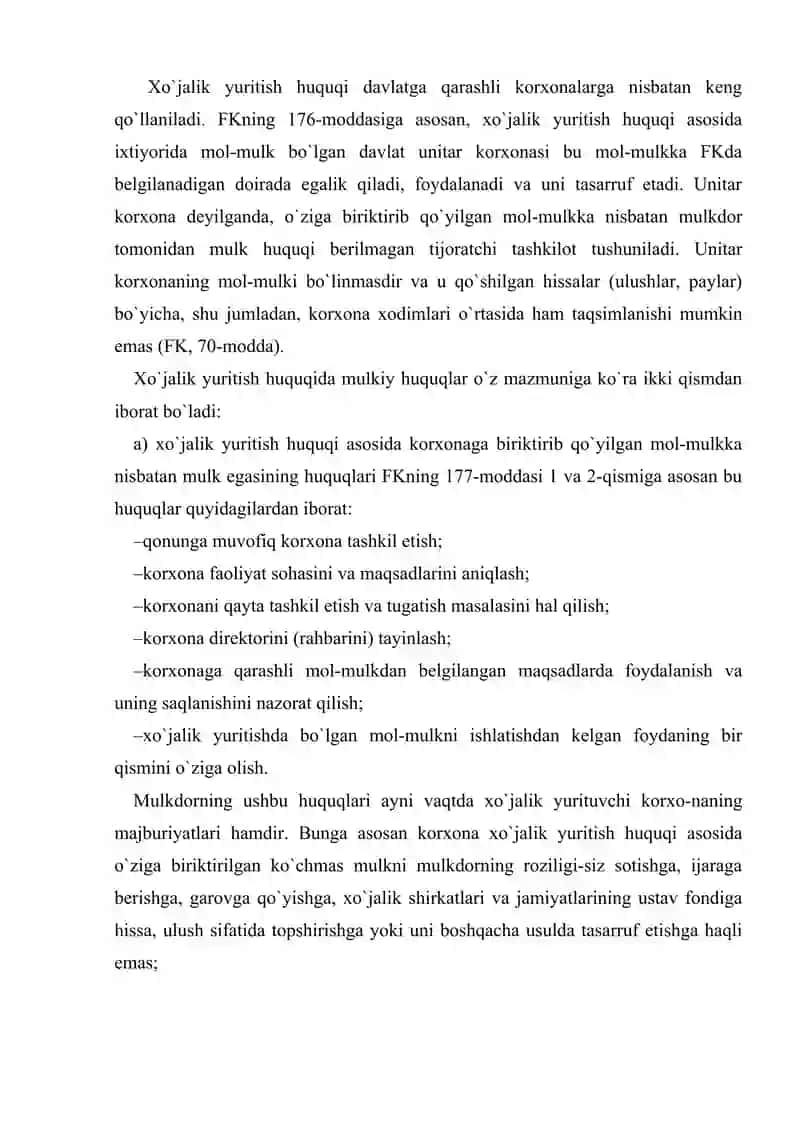 Ashyoviy huquq tushunchasi va turlari 3