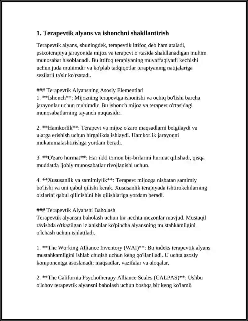TERAPIVTIK BEMORLAR BILAN MUNOSABATDA BOʻLISH PSIXOLOGIYASI 3