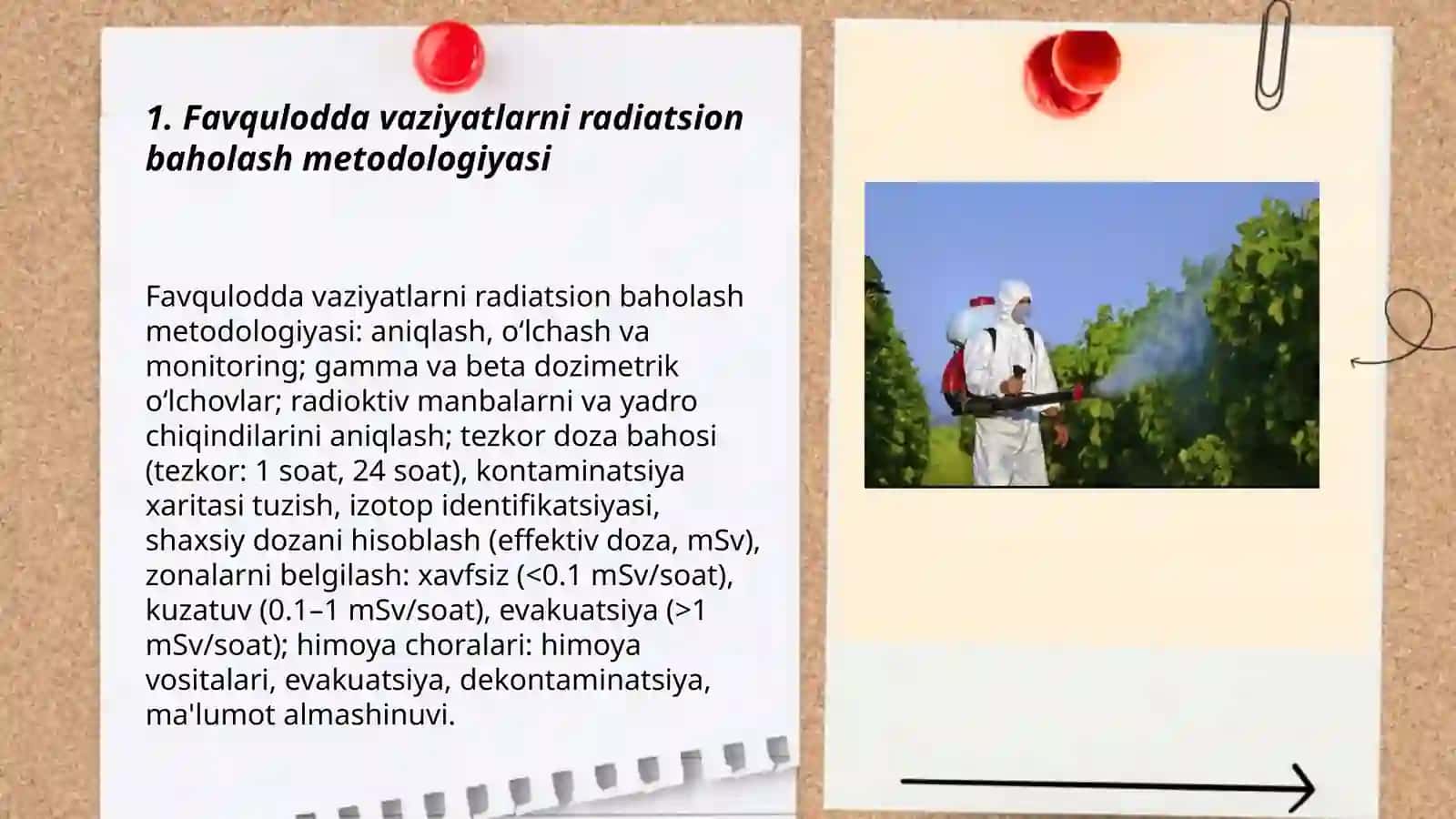 Favqulodda vaziyatlarni radiatsion baholash metodologiyasi 3