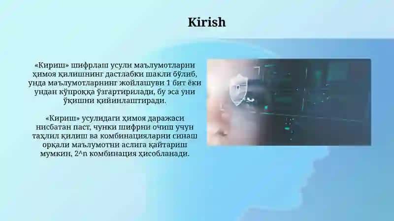 Axborotni himoyalash usullari 3