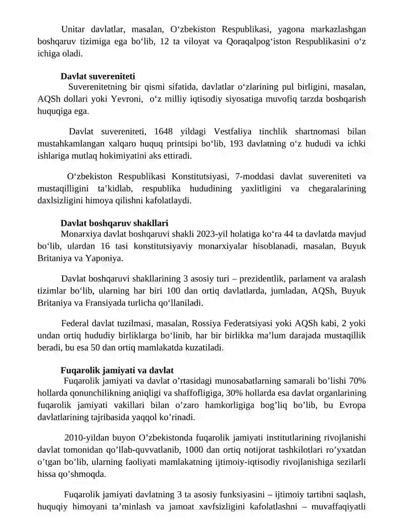 Davlat tushunchasi va belgilari 3