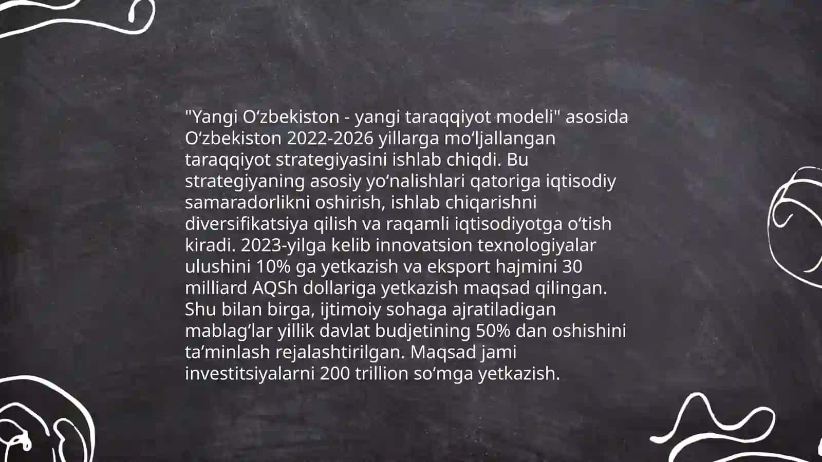 Yangi Oʻzbekistonda Prezident Sh.M.Miromonovich rahbarligi va tashabbusi ostida amalga oshirilayotgan islohotlar. Yangi Oʻzbekistonda xalqchil va insonparvar davlat qurishning ijtimoiy siyosiy ahamiyati 3