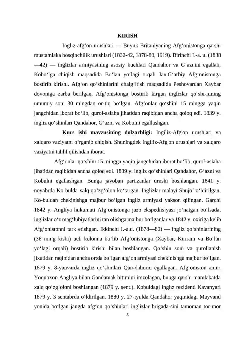 INGILIZ-AFG'ON URUSHLARI VA XALQARO VAZIYAT 3