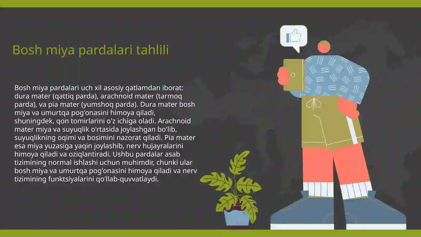 Bosh miya pardalarining vena bo'shliqlari va sisternalari 3
