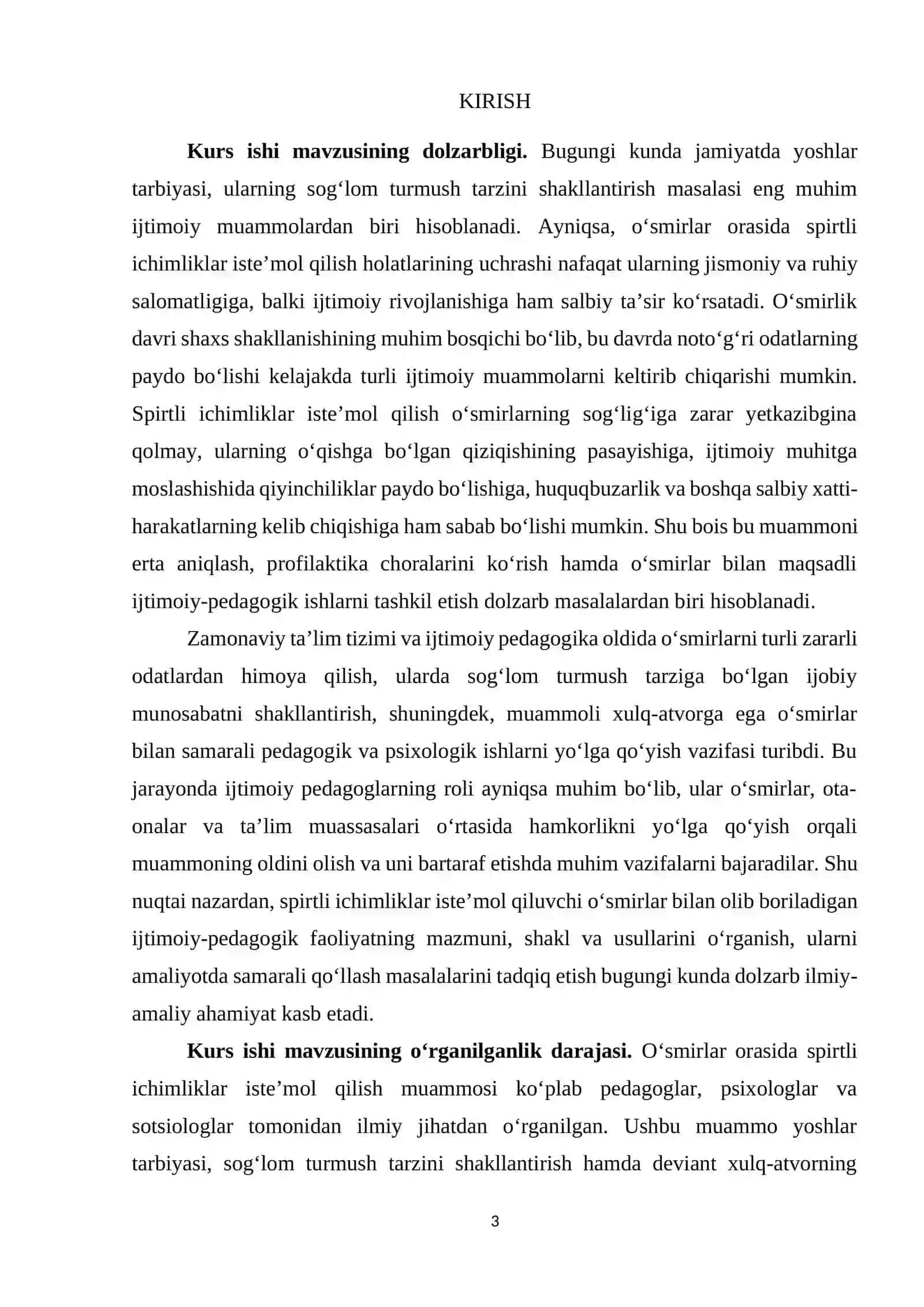 Spirtli ichimliklar iste’mol qiluvchi o‘smirlar bilan olib boriladigan ijtimoiy-pedagogik faoliyat 3