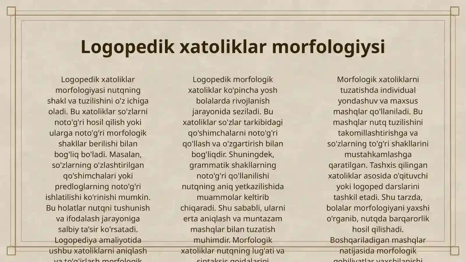 YOZUVDAGI LOGOPEDIK XATOLIKLARNING OʻZIGA XOS XUSUSIYATLARI 3