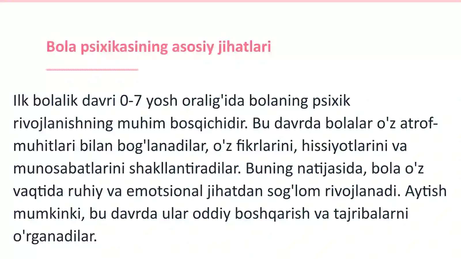 Boltaboyeva Ruxsoraning Umumiy psixologiya fanidan tayyorlagan tadqimoti 3