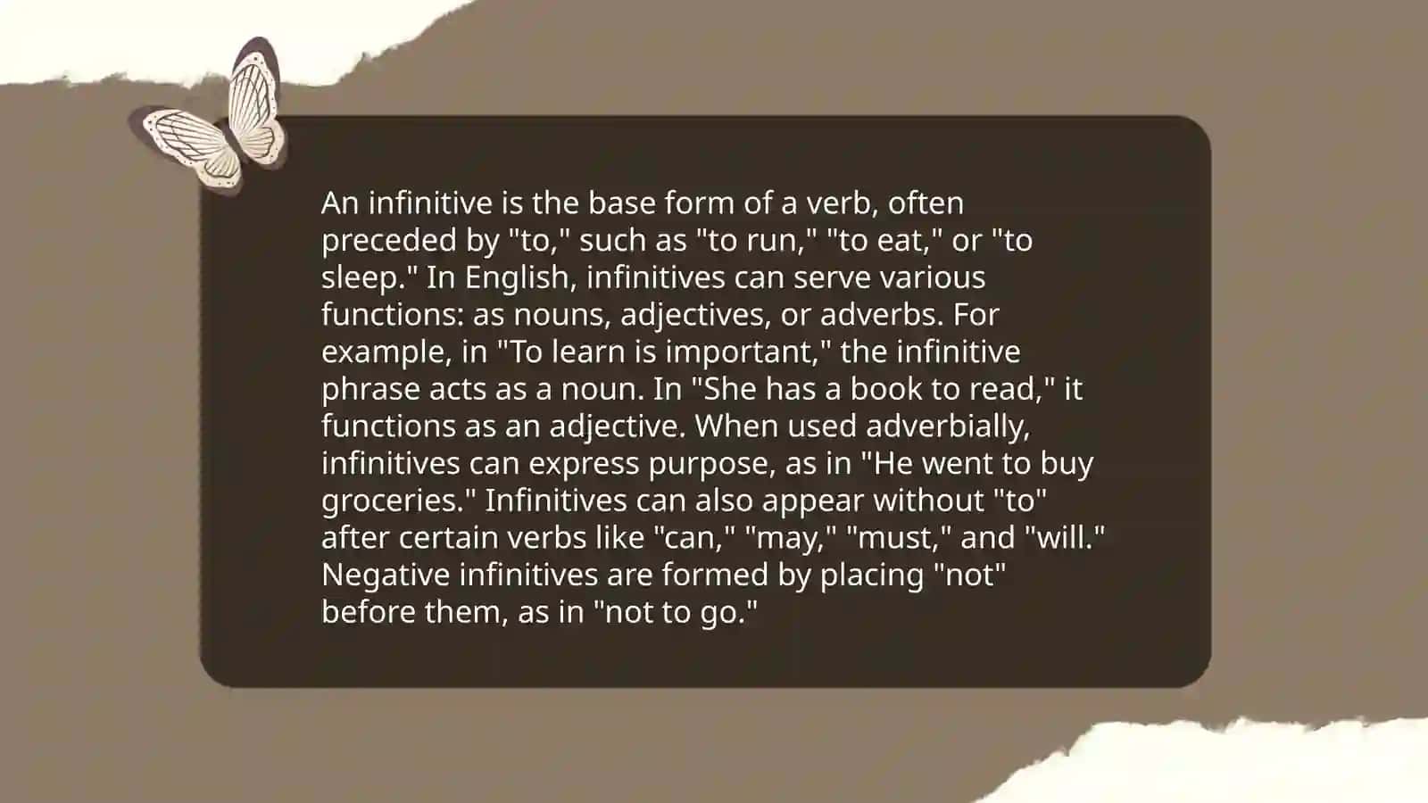 Infinitive va gerund mavzusi 3