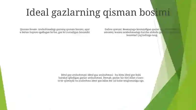 Ideal Gaz Aralashmasi 3