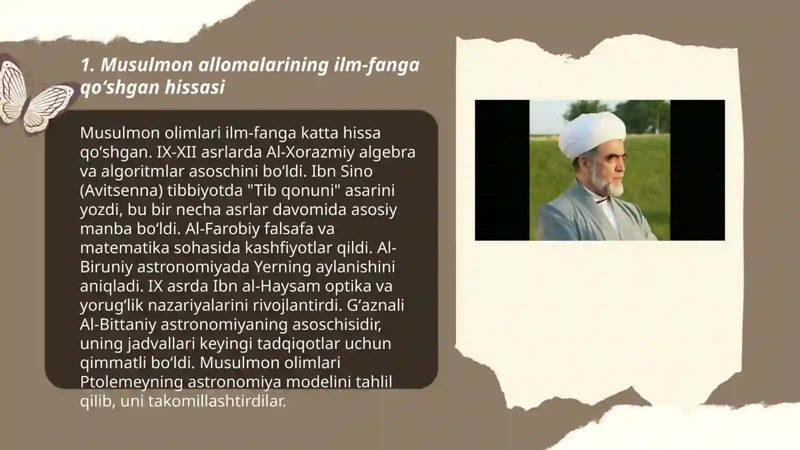 Olam va odam, din va ilm 3