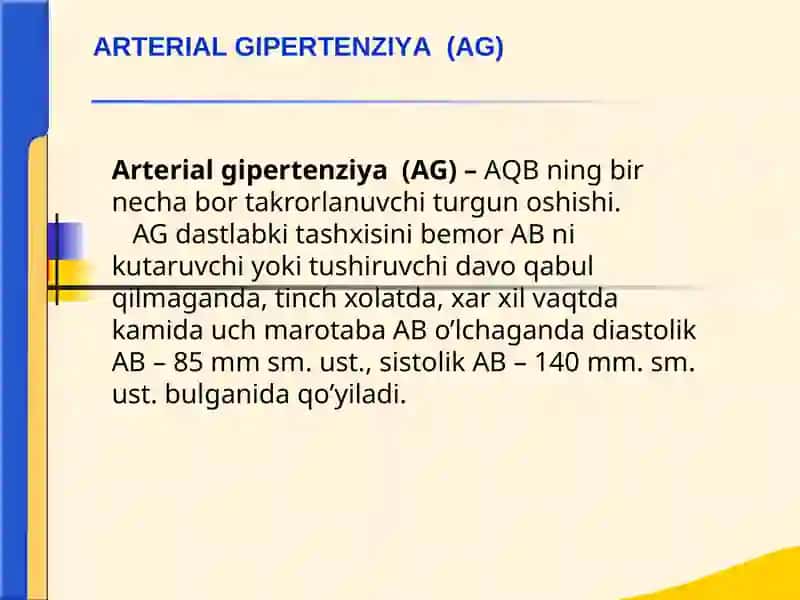 Ma’ruza №3 Arterial gipertenziya sindromi 3