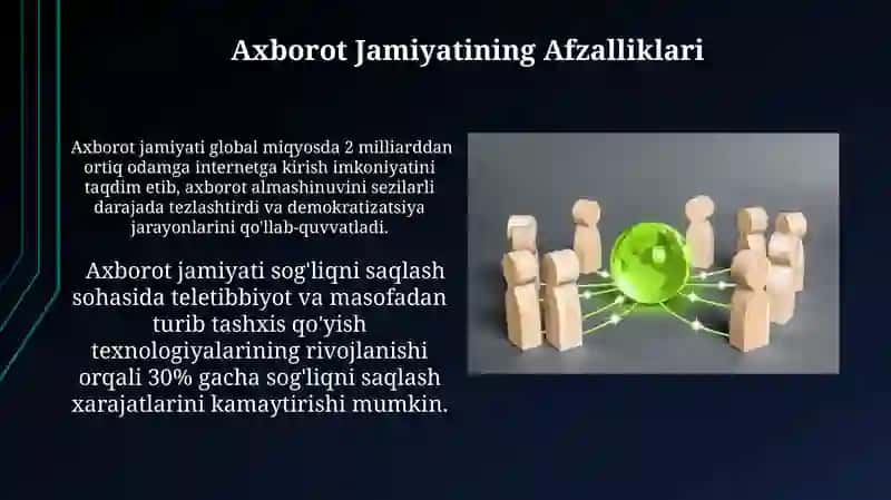 Axborotlashgan jamiyat va uning istiqbollari 3