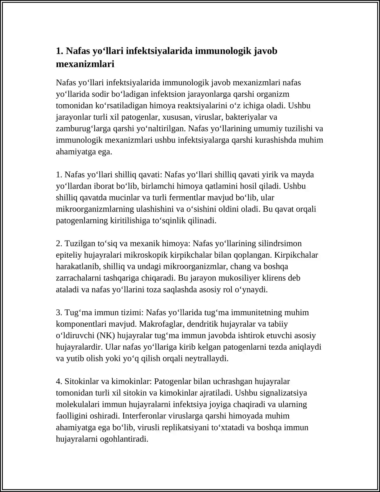 NAFAS YÕLARI INFEKSIYALARI TEPKI 3