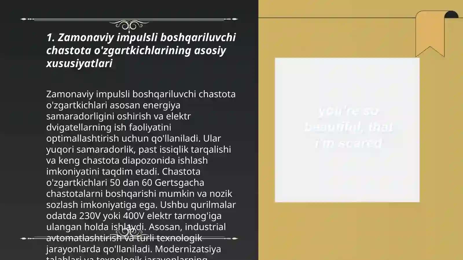 Zamonaviy keng impulsli boshqariluvchi chastota o'zgartkichlari 3