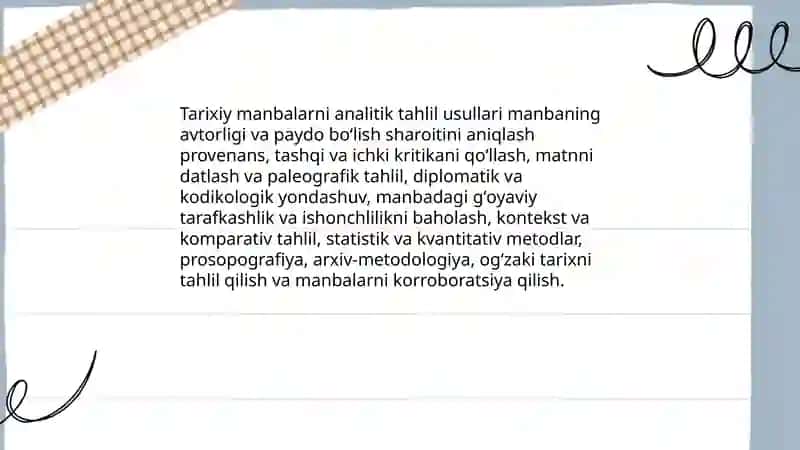 Tarixni oʻrganishda analiz va sintez usulllari 3