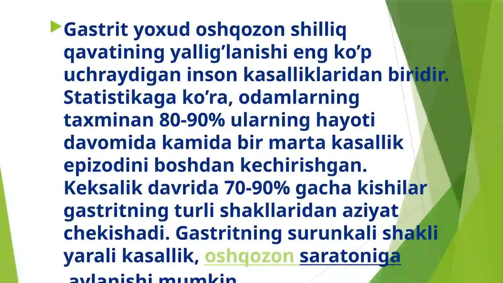 GASTRIT,OSHQOZON-ICHAK YARASI VA KOLIT KELIB CHIQISHIDA MIKRAOORGANIZIMLARNING AHAMIYATI,PATOGENIZI,LABORATORIYA TASHHISI. KAMPILOBAKTERIYALAR, KALIKOBAKTERIYALAR VA ULARNING AMALIYOTDAGI AHAMIYATi 3